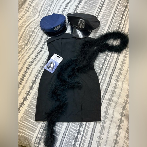 Accessories - Police Officer Costume - Black and Blue women’s XS